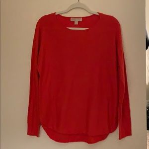 Michael Kors reddish/orange sweater.